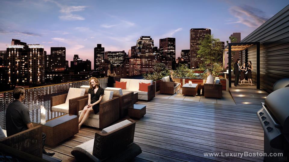 Luxury Boston Ink Block Sepia Condos and Apartments Boston Condos