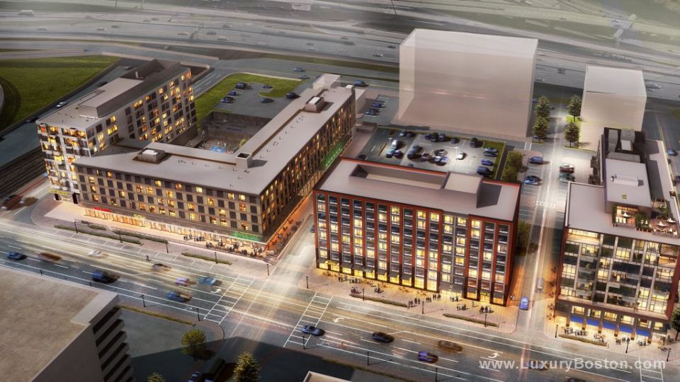 Luxury Boston Ink Block Sepia Condos and Apartments Boston Condos