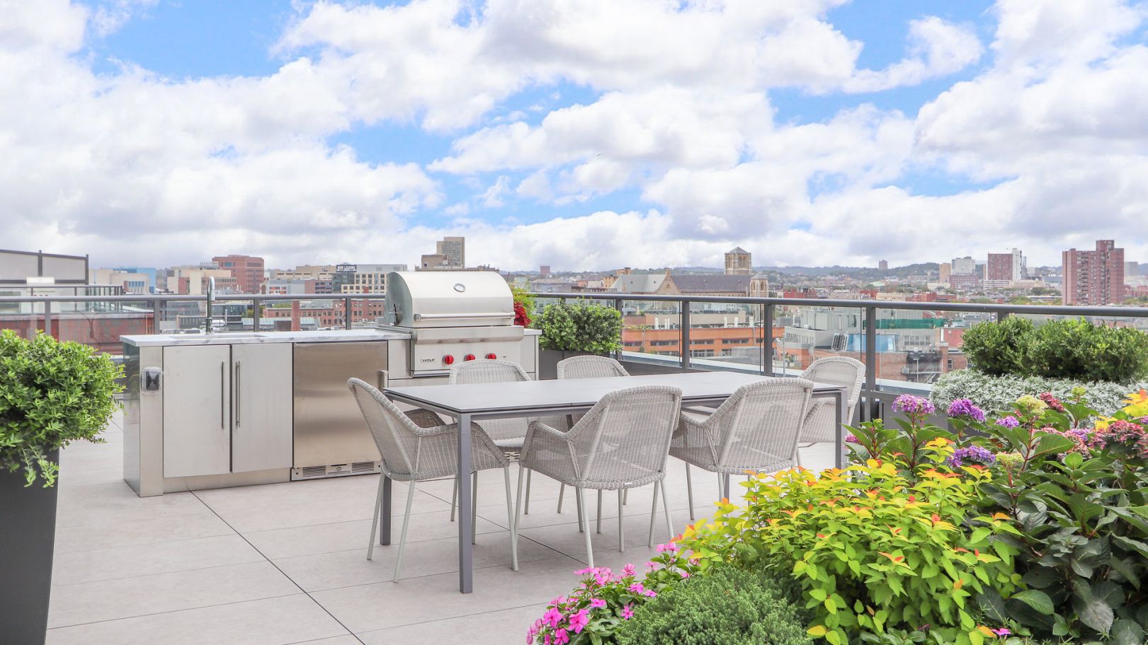 Beautiful view of High End Luxury Penthouse Condos Boston